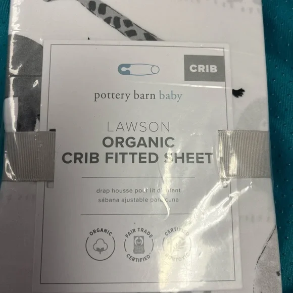 Pottery barn kids Lawson Organic fitted crib sheets. - Picture 2 of 4